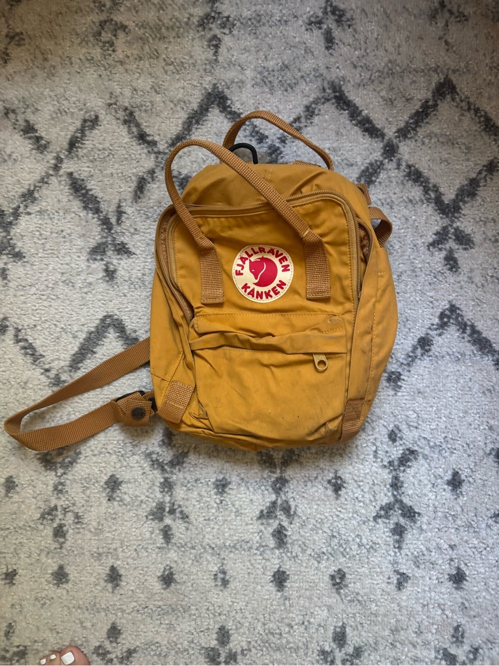 Fjallraven Kånken Mini Backpack - Mustard Yellow